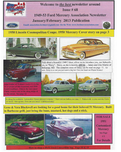194953 Ford Mercury Association Bimonthly Newsletter